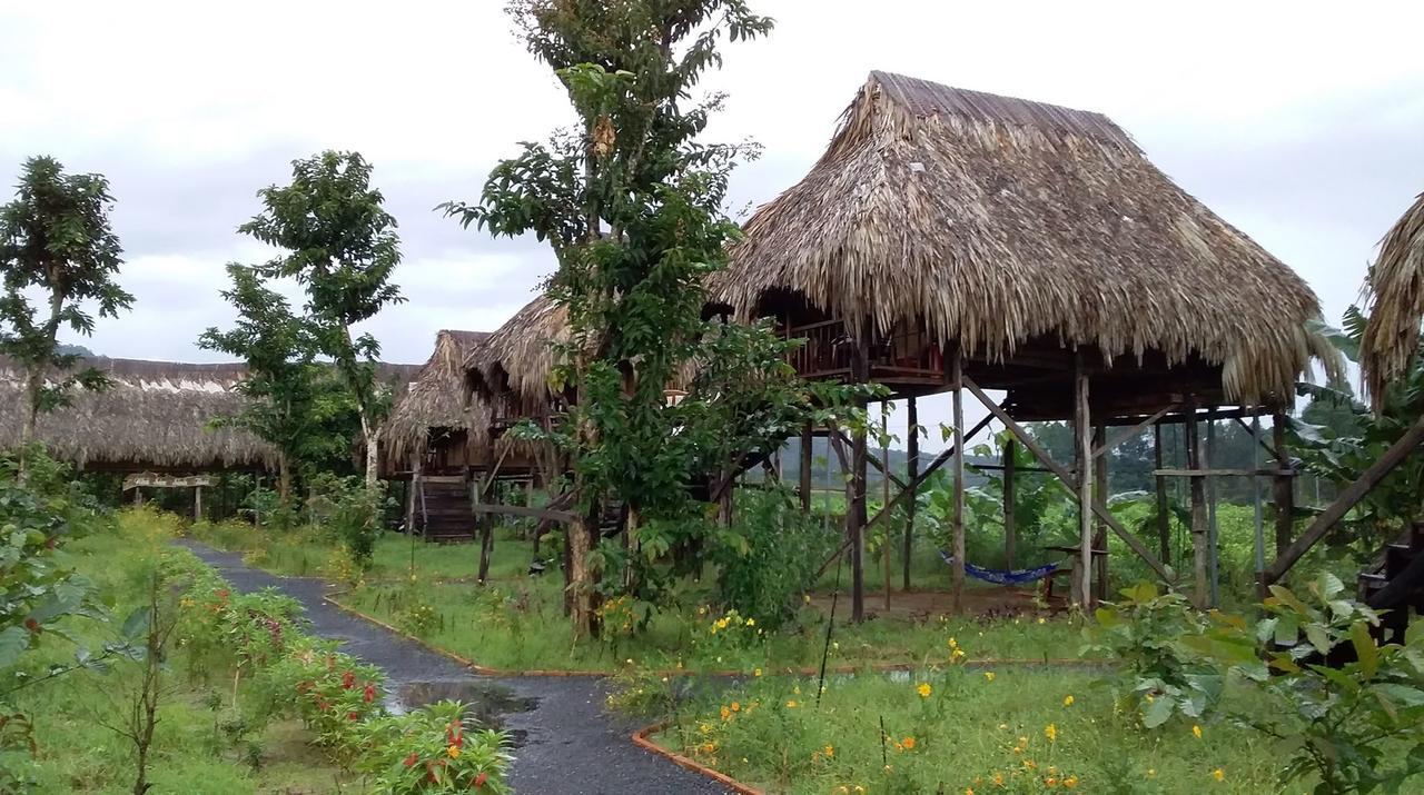 Sunny Field Eco Stilt House Villa Cat Tien Exteriör bild